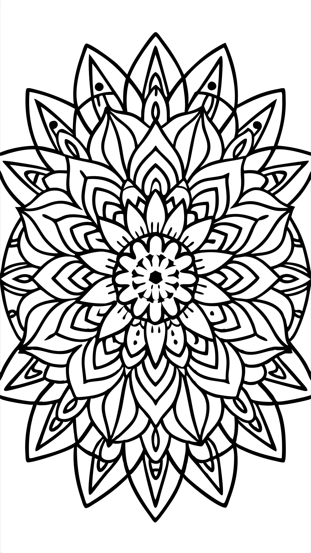 coloriages de motif imprimable